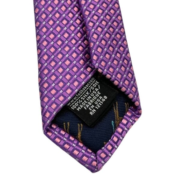 Ted Baker London Silk Tie Lavender - Picture 5 of 6